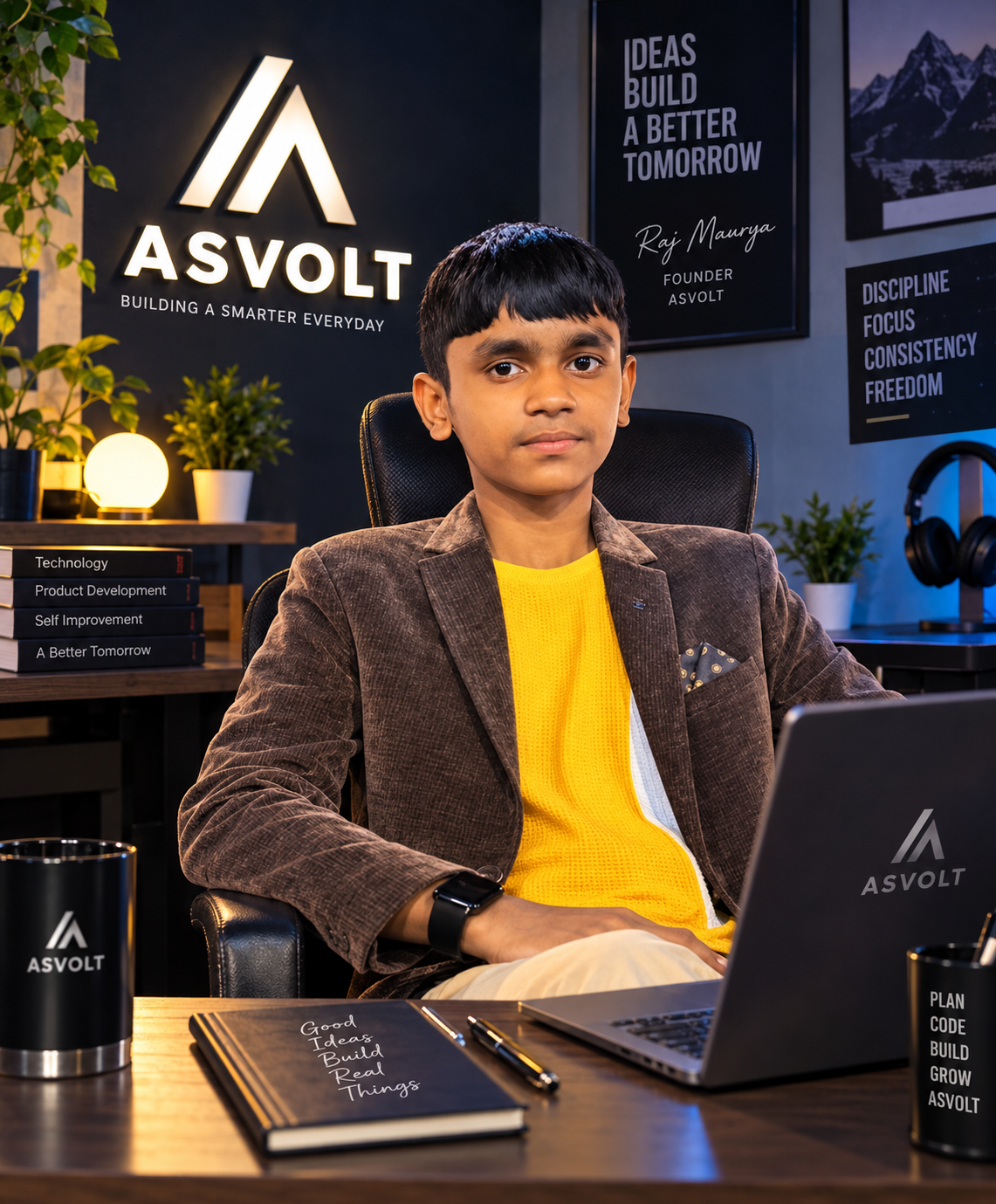 Raj Maurya, Founder of ASVOLT
